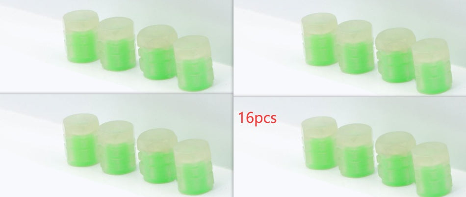 Fluorescent Valve Caps for Cars & Motorcycles