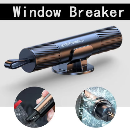 Auto-Sicherheitshammer, Notfall-Glasbrecher, Sicherheitsgurtschneider, Hohe Härte, Wolframstahl, 2-In-1-Rettungswerkzeug, Autozubehör